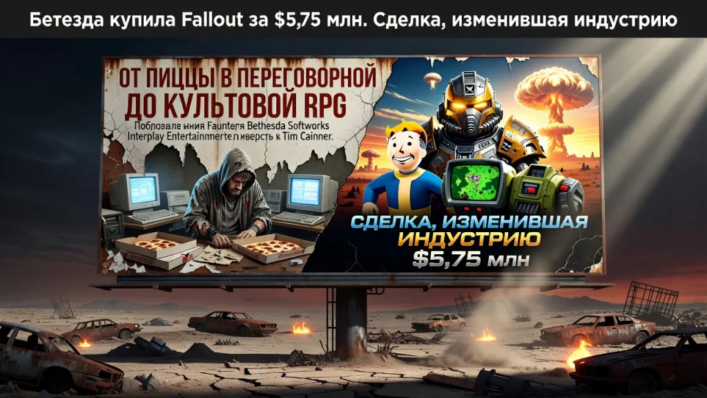 Bethesda купила Fallout за $5,75 млн. Сделка, изменившая индустрию
