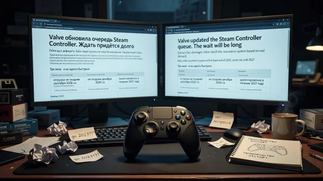 Valve обновила очередь Steam Controller. Ждать придётся долго