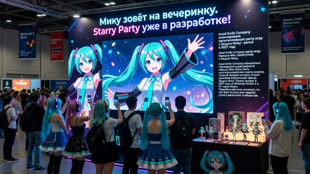 Miku зовёт на вечеринку. Starry Party уже в разработке!