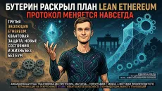 Бутерин раскрыл план Lean Ethereum. Протокол меняется навсегда